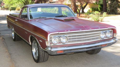 1969 ranchero extremely rare, numbers matching, unrestored driver. 300hp 4-speed