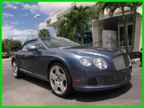 13 blue crystal awd 6l w12 convertible *mulliner specification *navigation *fl