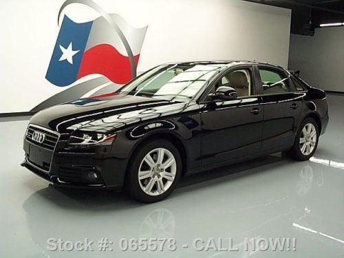 2009 audi a4 2.0t quattro premium awd auto sunroof 26k texas direct auto