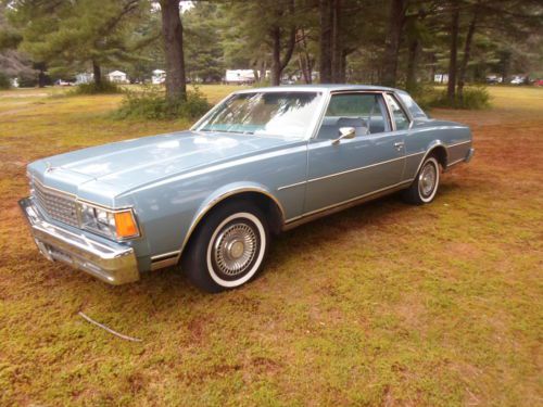 1978 chevrolet caprice classic 2 door original unrestored survivior 62,000 miles