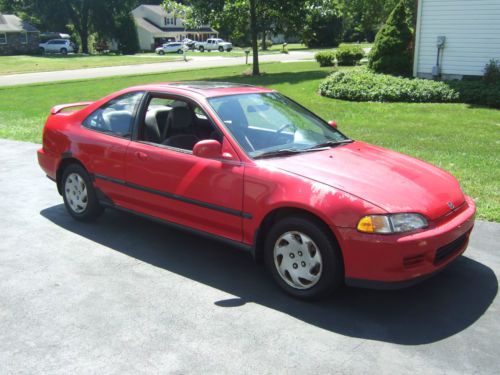 1995 honda civic ex 4 cyl, 5 speed, low miles one owner
