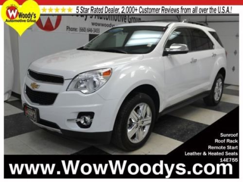 Awd v6 sunroof chevy mylink media center leather &amp; heated seats