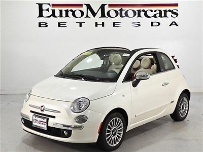 Convertible pearl white red leather financing 14 bianco perla 12 used coupe md