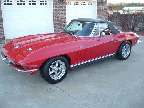 Super nice 1966 corvette sting ray-convertible-4-speed-