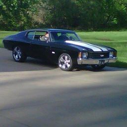 1972 chevrolet chevelle ss clone matching numbers black beuty super head turner