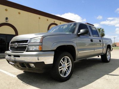 2007 chevy silverado z71 4x4 crew cab 20" exhaust super clean carfax financing