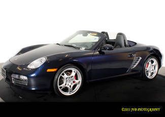 2005 midnight blue boxster roadster s, low miles, bi-xenon lights!