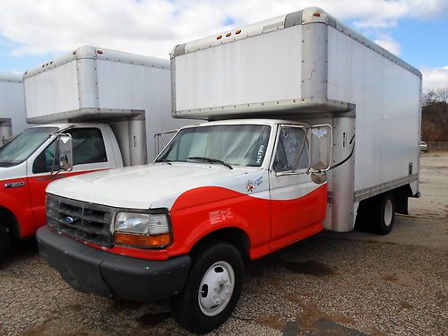 Retired u-haul ford f350 14 foot truck