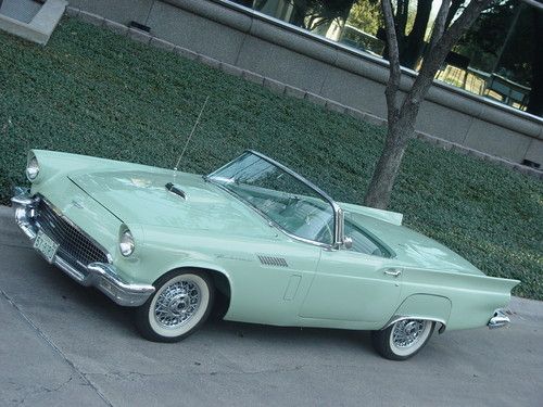 1957 ford thunderbird air conditioning-cooling pkg ford fact. invoice-not 1956