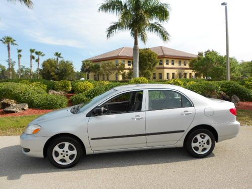2007 florida toyota corolla ce 5-speed1 38mpg and ultra dependable!