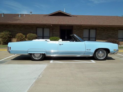 1970 oldsmobile 98 convertible 23k miles, all options, near showroom perfect
