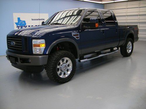 We finance!!!  2009 ford f-250 fx4 powerstroke diesel 4x4 auto 20 rims sat 1 own