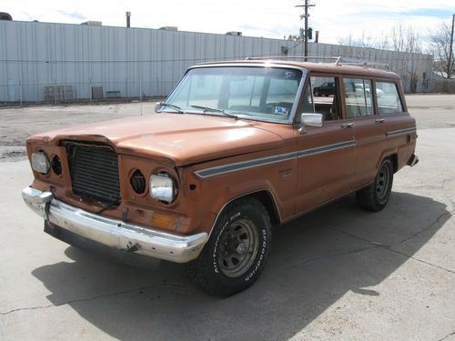 1983 jeep cherokee pioneer (wagoneer) fsj, factory 4-speed, 4x4, 4-door, 360 v8