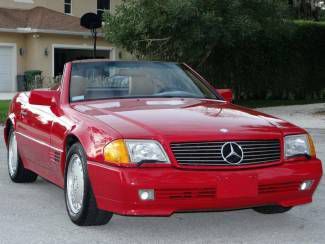Rare sl300-signal red/tan-only 29655 miles-finest sl on the planet-none nicer