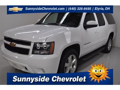2012 chevy suburban lt 4x4 navigation leather sunroof low reserve chrome wheels