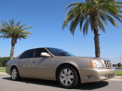 2005 cadillac deville dts luxury sedan loaded leather heated and cooled seats