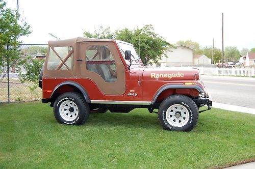 1977 jeep cj 5 renegade levi's edition all original