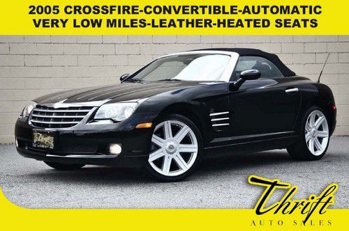 2005 crossfire-convertible-automatic-very low miles-leather-heated seats
