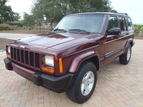 2001 jeep cherokee xj 4x4 select-trac no rust 2 owner dealer serviced excellent!