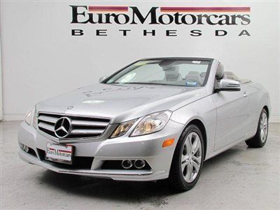 Certified cpo silver convertible navigation cabriolet leather amg cabriolet used