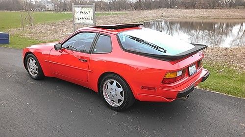 1990 porsche 944 s2 coupe guards red/ black leather, 5 speed, new clutch, rare