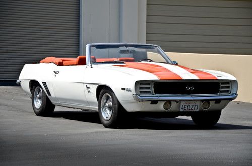 1969 camaro ss/rs z11 pace car 396 4-speed matching numbers 48k orig miles