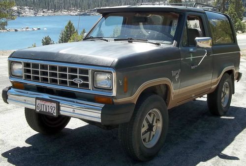 1984 ford bronco ii eddie bauer sport utility 2-door 2.8l v6 with tow package