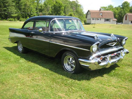 1957 chevy 210 with belair trim
