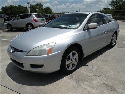 2005 honda accord ex coupe  silver/black **one owner** high miles/low $$ *fl