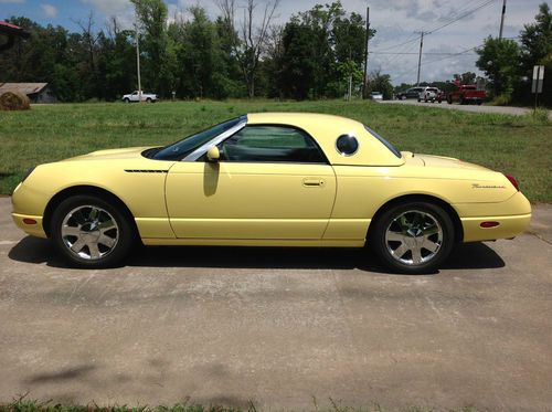 2002 thunderbird v8 premium roadster full interior color acc pkg