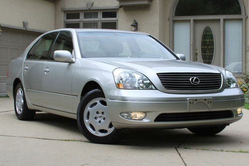 2001 lexus ls430 exceptional condition 1 owner vehicle made in japan low miles