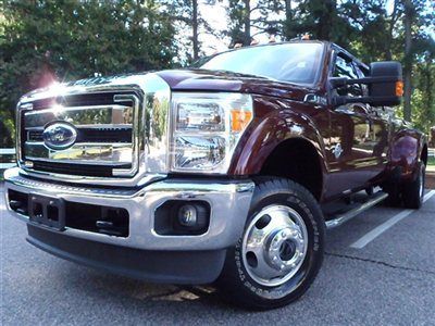 Lariat ford super duty f-350 drw 4wd low miles crew cab truck automatic diesel 6