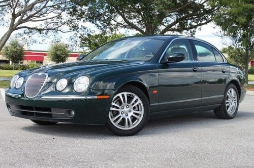 2005 jaguar s-type premium pkg, sunroof, parktroic, clean carfax