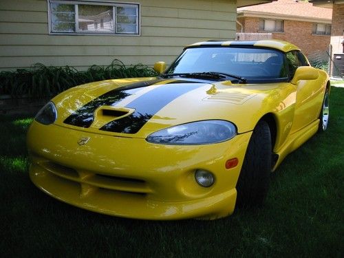 2001 dodge viper roadster r/t-10 rt-10 rt/10 convertible yellow super clean !!