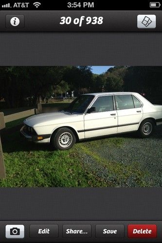 1986 bmw 528e base sedan 4-door 2.7l