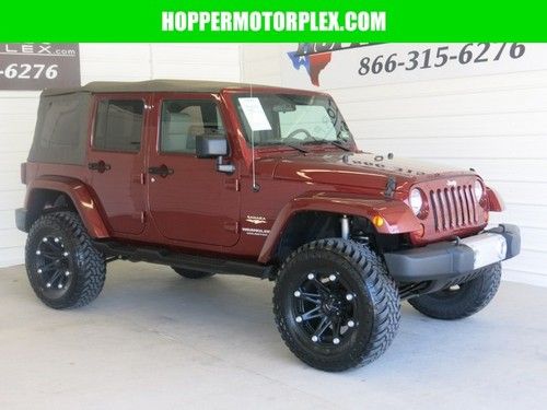 2010 jeep sahara - lifted - one owner!!