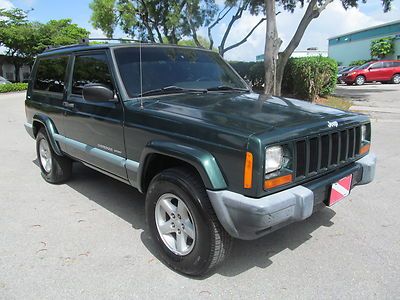 2000 jeep cherokee sport 4x4 automatic 6 inline 92k miles only! nice florida suv