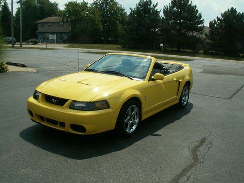 2003 ford mustang svt cobra convertible 4.6l, racing exhaust