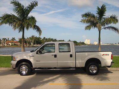 2007 06 05 ford f250 350 xlt lariat 4x4 4wd crew cab 1own no accident no reserve