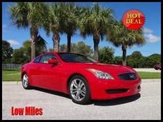 2009 infiniti g37 journey coupe leather/sunroof/bose low miles serviced