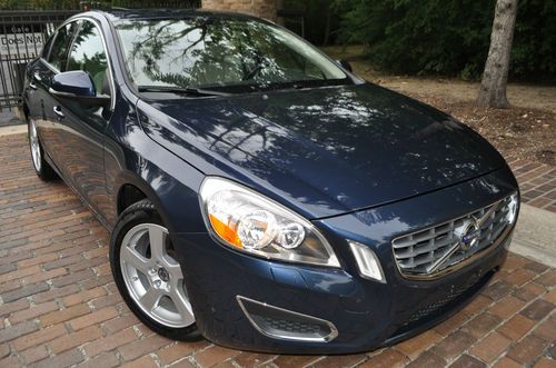 2012 s60 t5 turbo.no reserve.leather/moon roof/blis/27 mpg/heat/salvage/rebuilt
