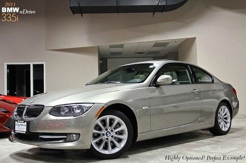 2011 bmw 335i xdrive coupe $57k msrp premium pkg hard loaded one owner wow$$