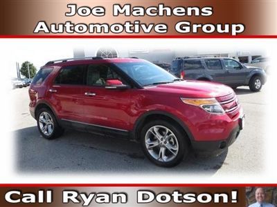 Fwd 4dr limited low miles suv automatic gasoline 3.5l ti-vct v6 engine red