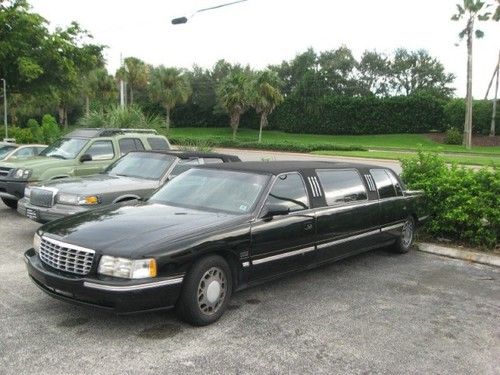 1998 cadillac deville professional limo