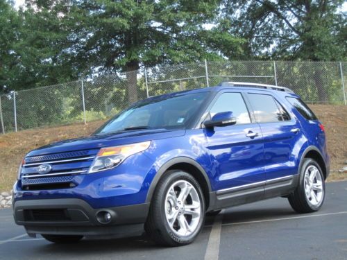 Ford explorer 2013 limited 3.5 v6 fwd great color combo low reserve set a+