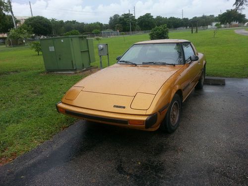 1980 mazda rx-7 ls coupe 2-door 1.1l (solar gold color - only 500 made)