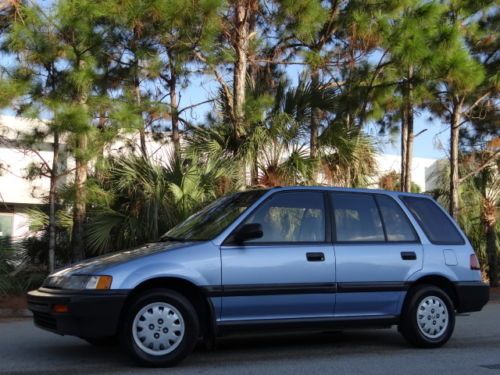 1989 honda civic wagon * no reserve * one owner low miles! florida rust free