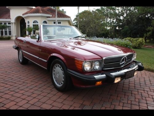 89 560sl r107 convertible low 65k miles immaculate both tops leather