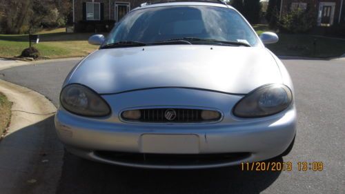 1998 mercury sable silver station wagon leather int. absolute sale no reserve