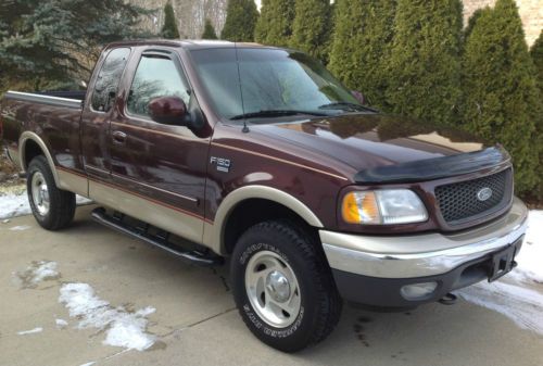 Ford f-150 supercab lariat, just 40,000 miles, 2000, 4x4, loaded, maint records!